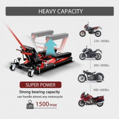 Motociklų ir kvadraciklų ATV hidraulinis keltuvas | 680 kg (SK3019)
