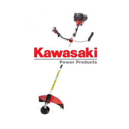 Benzininis trimeris - krūmapjovė Kawasaki 34.4 cm³, kW 1.5 / 7.7 kg