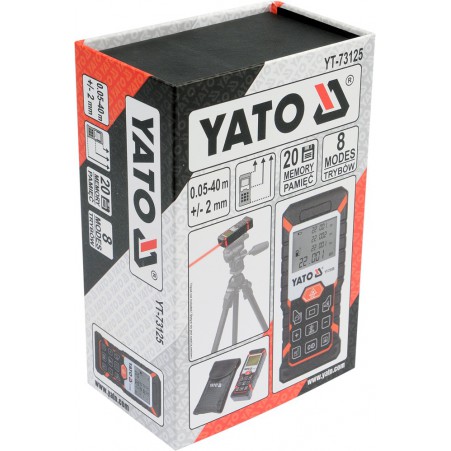 Lazerinis atstumo matuoklis 40m (YT-73125)